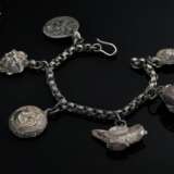 2 Various Indian chains: 1x charm bracelet with 6 … - photo 2
