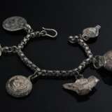 2 Various Indian chains: 1x charm bracelet with 6 … - photo 4