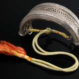 Indian upper arm bracelet made of 2 concave sleeve… - photo 1