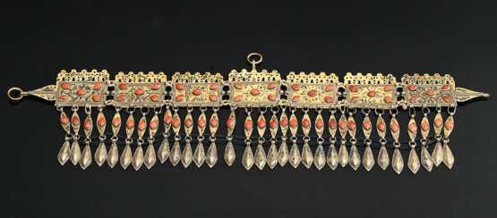 Tekke Turkmen headdress ornament ‘Manglaylik’ made… - photo 2