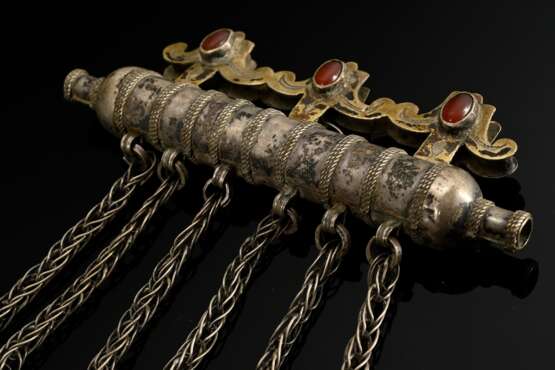 3 Various pieces of Tekke Turkmen jewellery: ‘Bazb… - photo 4