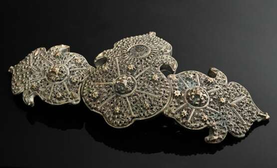 Large two-piece Ottoman belt buckle with ornamenta… - photo 1 Large two-piece Ottoman belt buckle with ornamenta… - photo 1