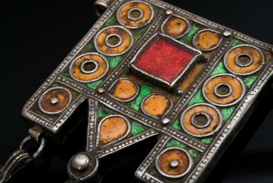 Südmarokkanischer "Hirz" Amulettanhänger aus doppe… - Foto 2