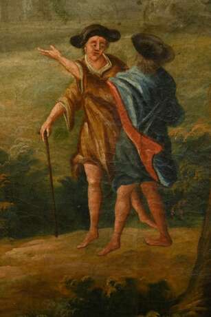 Large 4-part screen ‘Ideal landscape with palace a… - photo 5 Large 4-part screen ‘Ideal landscape with palace a… - photo 5