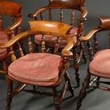4 Various English captain's chairs with ergonomic … - photo 5