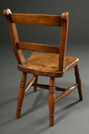 English children's kitchen chair with turned legs,… - фото 3
