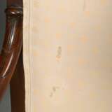 Pair of French armchairs with sculpted swan armres… - фото 3