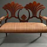 Small bench in Viennese Biedermeier style with she… - фото 3