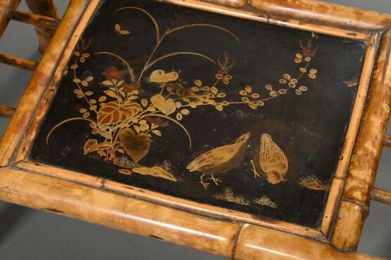 Colonial Beistelltisch mit Bambus Gestell und Lack… - Foto 3 Colonial Beistelltisch mit Bambus Gestell und Lack… - Foto 3