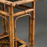 Colonial Beistelltisch mit Bambus Gestell und Lack… - Foto 4
