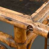 Colonial Beistelltisch mit Bambus Gestell und Lack… - Foto 5
