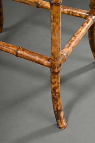 Colonial side table with bamboo frame and lacquere… - photo 3 Colonial side table with bamboo frame and lacquere… - photo 3