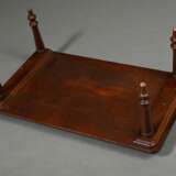 Mahogany bedside table with painted gold monogram … - photo 4