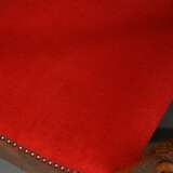 Paar Historismus Scherensessel mit vollplastisch g… - Foto 5