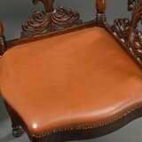 2 Historismus Ecksessel mit vollrund geschnitzten … - Foto 2