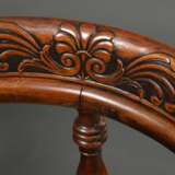 2 Historismus Ecksessel mit vollrund geschnitzten … - Foto 4