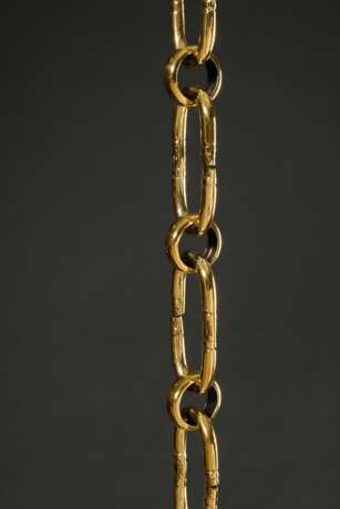 Small bronze ceiling chandelier with 6 attachable … - photo 3