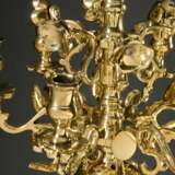 Small bronze ceiling chandelier with 6 attachable … - photo 4