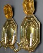 Beleuchtung. Paar große dreiflammige Messing Blaaker in holländ…