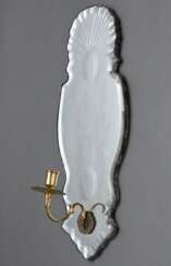 Antiker Spiegelblaaker in länglicher Rocailleform …