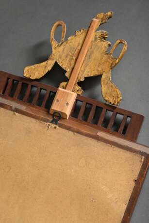 Klassizistischer Spiegel in gerader Façon mit Gitt… - Foto 4 Klassizistischer Spiegel in gerader Façon mit Gitt… - Foto 4