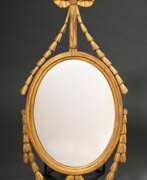 Зеркала. Oval mirror in Louis XVI style with laurel festoon…