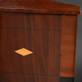 Biedermeier console mirror with pointed gable, mah… - фото 2