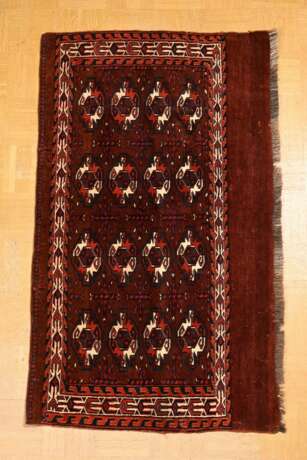 Yomud Tschowal, bag front with field pattern (4x4 … - фото 2