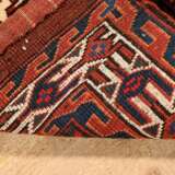 Yomud Tschowal, bag front with field pattern (4x4 … - фото 4