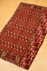 Tekke Chowal, front of large tent bag with compact…