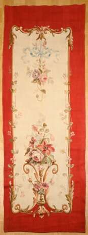 Paar Aubusson Wandbehänge „Rosen Kartuschen“ auf r… - Foto 3 Paar Aubusson Wandbehänge „Rosen Kartuschen“ auf r… - Foto 3