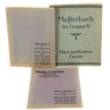 3 Musterbücher Musterbuch C über vezinnte Formen und Geschirre für Bäc… - Foto 1