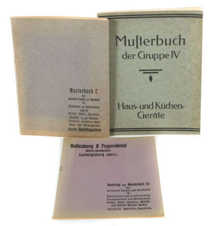 3 Musterbücher Musterbuch C über vezinnte Formen und Geschirre für Bäc… - Foto 1 3 Musterbücher Musterbuch C über vezinnte Formen und Geschirre für Bäc… - Foto 1
