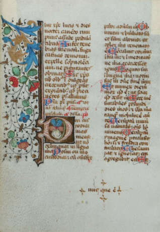 Mittelalterliche Handschrift Frankreich, um 1450, Handschrift in braun… - photo 1