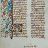 Mittelalterliche Handschrift Frankreich, um 1450, Handschrift in braun… - photo 1