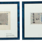 Zwei illuminierte Handschriften aus einem Stundenbuch, Frankreich, um … - photo 1