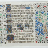 Zwei illuminierte Handschriften aus einem Stundenbuch, Frankreich, um … - photo 3