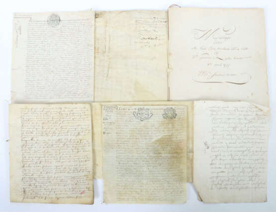 Sammlung französischer Handschriften 16. Jh. und später, 6 handschrift… - photo 1