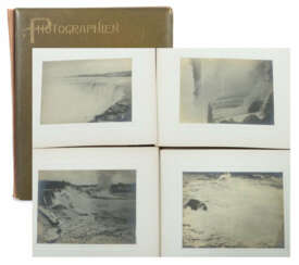 Sammlung Fotografien best. aus 19 historsichen Aufnahmen der Niagarafä…