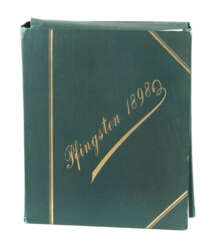 Fotoalbum der Familie Schaller/Stuttgart 1898/99, Album mit 38 Fotos a…