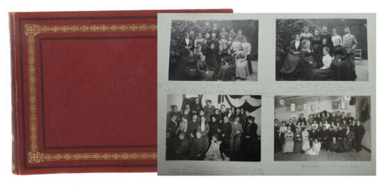 Fotoalbum der Familie Schaller/Stuttgart 1901/02, Album mit 206 Fotos,… - photo 1 Fotoalbum der Familie Schaller/Stuttgart 1901/02, Album mit 206 Fotos,… - photo 1