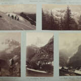 Fotoalbum des Emil Schaller/Stuttgart ''Berfahrten 1885-1890'', Album … - photo 2