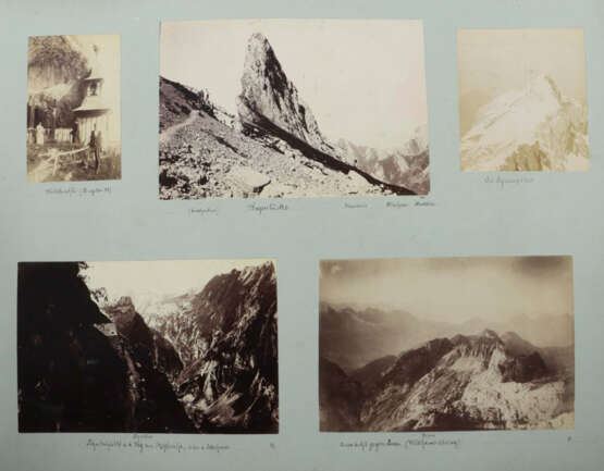 Fotoalbum des Emil Schaller/Stuttgart ''Berfahrten 1885-1890'', Album … - photo 3 Fotoalbum des Emil Schaller/Stuttgart ''Berfahrten 1885-1890'', Album … - photo 3