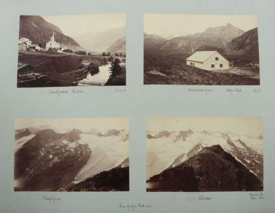 Fotoalbum des Emil Schaller/Stuttgart ''Berfahrten 1885-1890'', Album … - photo 4 Fotoalbum des Emil Schaller/Stuttgart ''Berfahrten 1885-1890'', Album … - photo 4