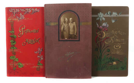 Sammlung Postkarten 634 Stück in drei sauberen Alben, 2 x mit Jugendst… - photo 1