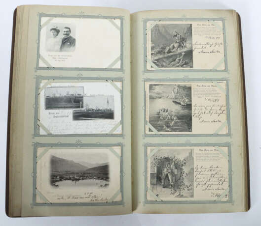 Sammlung Postkarten 634 Stück in drei sauberen Alben, 2 x mit Jugendst… - photo 5