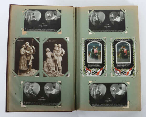 Sammlung Postkarten 634 Stück in drei sauberen Alben, 2 x mit Jugendst… - photo 6