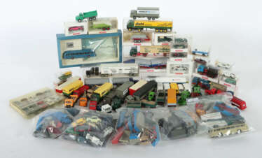 Großes Konvolut Kunststoffmodelle Wiking, M: 1:87, meist 1970/1980/90…