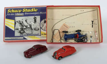 3 Schuco Modelle Schuco, 1 x Studio 1050 mit OK ''Schuco-Studio'', ca.…