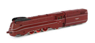 Dampflok mit Tender Märklin, Spur H0, 3089, Stromlinienlokomotive BR 0…
